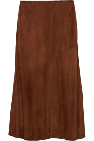 Prada Suede midi skirt