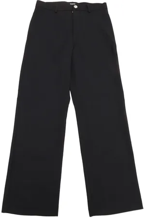 Balmain Logo-patch straight-leg trousers