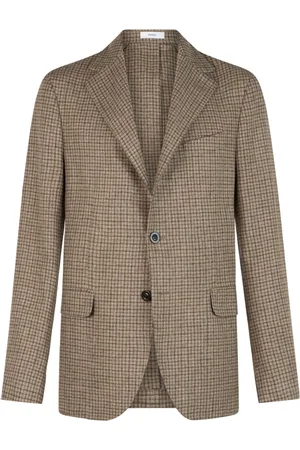 Boglioli Check-pattern wool blazer