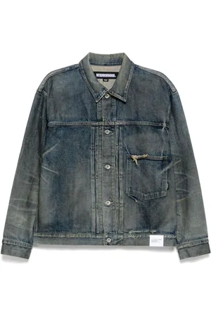 NEIGHBORHOOD Washed-effect denim jacket
