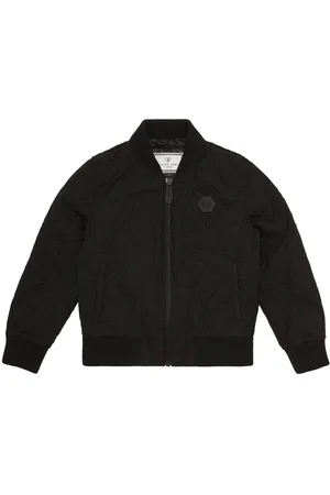 Philipp Plein Logo-patch bomber jacket