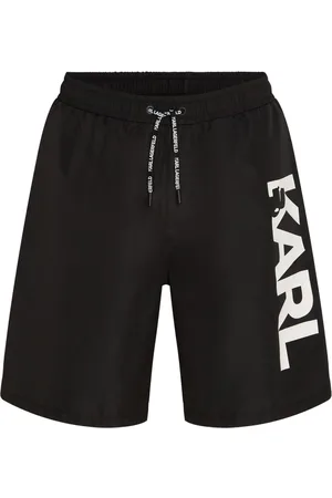 Karl Lagerfeld Logo-print swim shorts