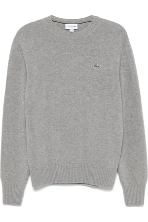 Lacoste Carded-wool crew-neck sweater