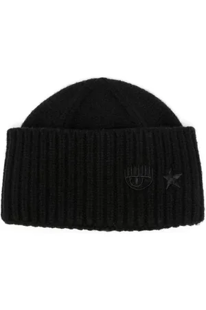 Chiara Ferragni Eye Star-embroidered ribbed beanie