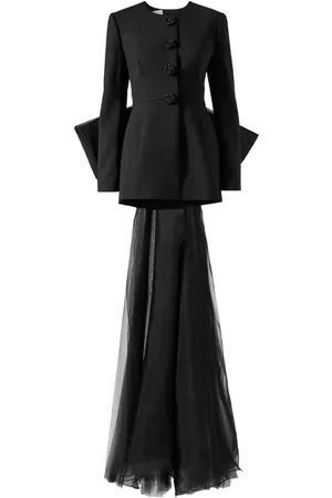 Carolina Herrera Tulle bow-embellished jacket