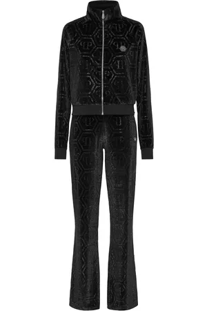 Philipp Plein Monogram-embellished track pants