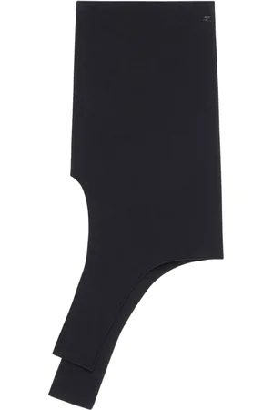 Courrèges Slash knit skirt