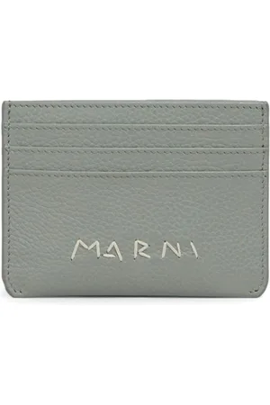 Marni Logo-embroidered cardholder
