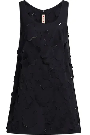 Marni Textured-finish mini dress