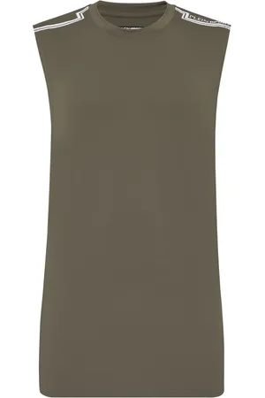 Philipp Plein Round-neck sleeveless T-shirt