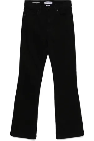 DKNY High-rise flared jeans