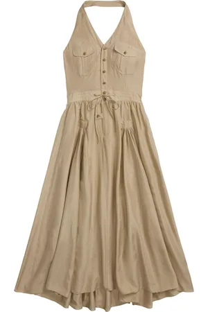 Ralph Lauren Halterneck buttoned dress