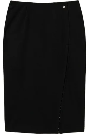 Twin-Set Side hooks detail midi skirt