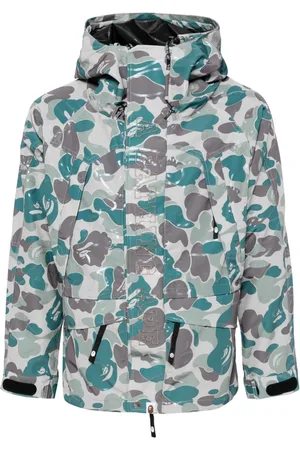 A Bathing Ape Camouflage print sport jacket