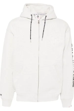 A Bathing Ape Logo hooded jacket
