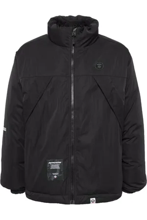 A Bathing Ape Logo patch down jacket