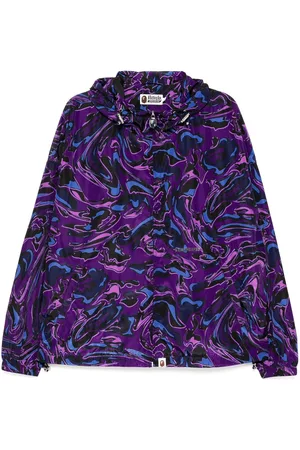 A Bathing Ape Camo-print hooded jacket