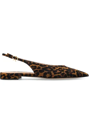 Gianvito Rossi Leopard-print pointed sandals