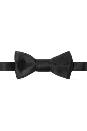 VERSACE Crystal-embellished bow tie