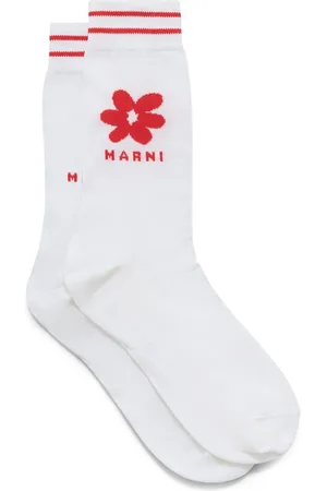Marni Logo-jacquard striped socks