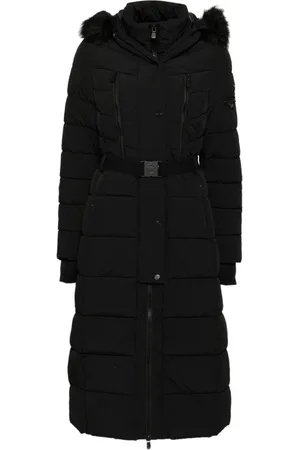 Michael Kors Belted maxi Scuba coat