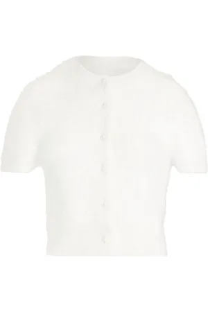 Maison Margiela Short-sleeve cropped cardigan