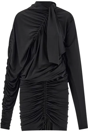 Salvatore Ferragamo Gathered detailing minidress