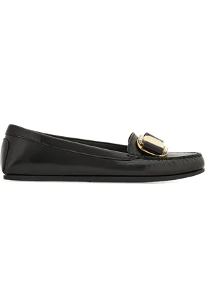 Salvatore Ferragamo Crystal-embellished loafers