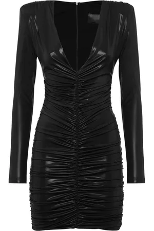 Philipp Plein LS Shiny mini dress