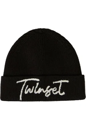 Twin-Set Logo-embroidered beanie