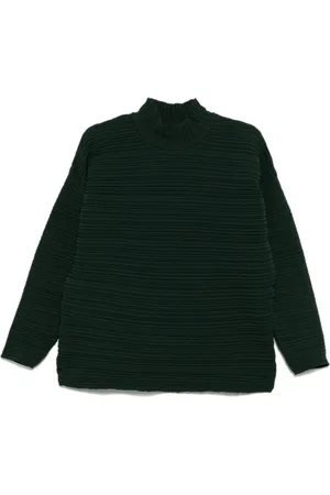 PLEATS PLEASE ISSEY MIYAKE Crepe knitted top