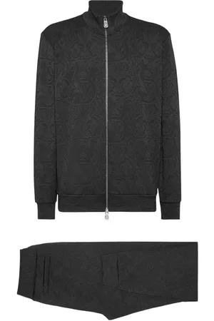 BILLIONAIRE Monogram-pattern tracksuit (set of two)