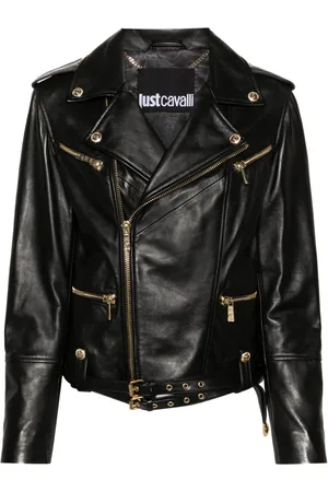 Roberto Cavalli Zip-up leather jacket