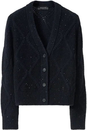 Fabiana Filippi Sequin-embellished cardigan