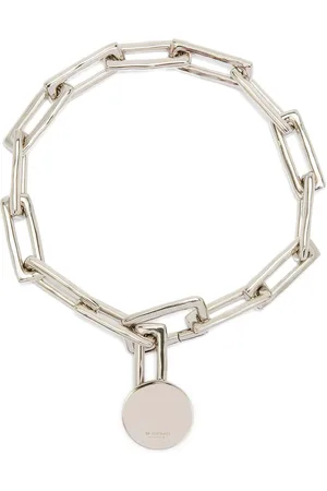 Jil Sander Logo-charm chain bracelet