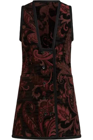 Etro Patterned-jacquard waistcoat