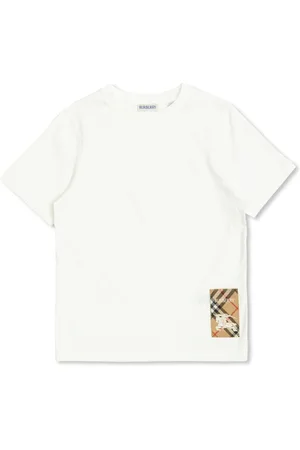 Burberry Check-tag cotton T-shirt