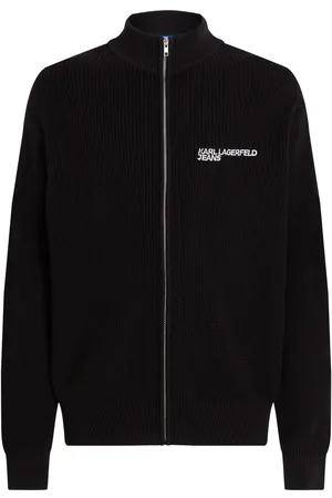 Karl Lagerfeld Logo-embroidered cardigan