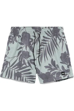 HUGO BOSS Seasonal-print swim shorts