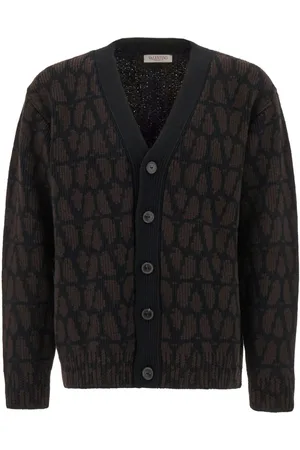 VALENTINO GARAVANI Toile Iconographe wool cardigan