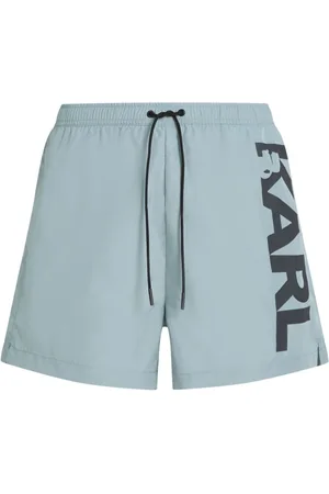 Karl Lagerfeld Logo-print swim shorts