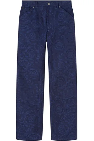 VERSACE Barocco-jacquard carpenter trousers