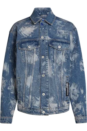 Karl Lagerfeld Bleached denim jacket
