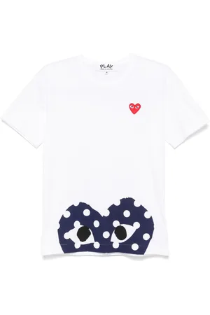 Comme des Garçons Heart-patch T-shirt