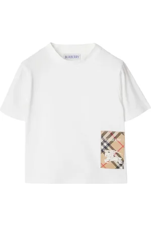 Burberry Check cotton T-shirt