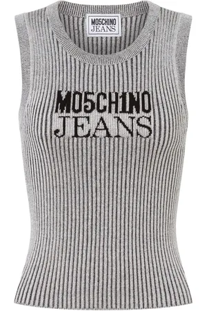 Moschino Logo knitted top