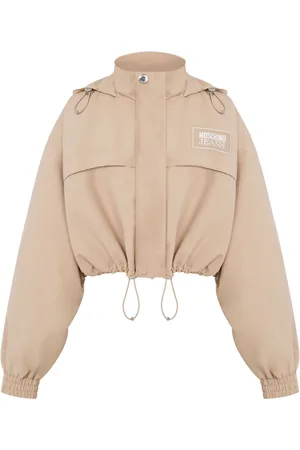Moschino Cropped hooded jacket