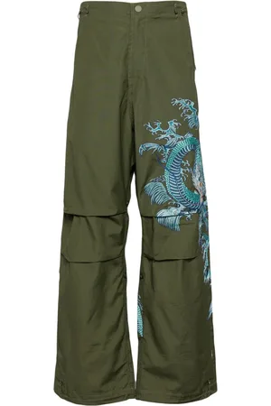 Maharishi Water dragon loose trousers