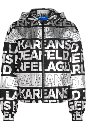 Karl Lagerfeld All-over logo-print jacket