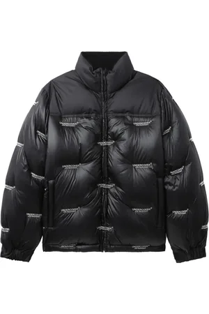 UNDERCOVER Logo-embroidered down padded jacket